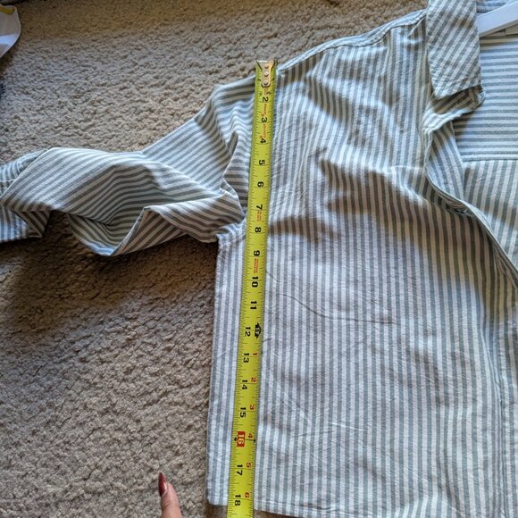 Madewell The Signature Oxford Crop Shirt - Picture 11 of 13